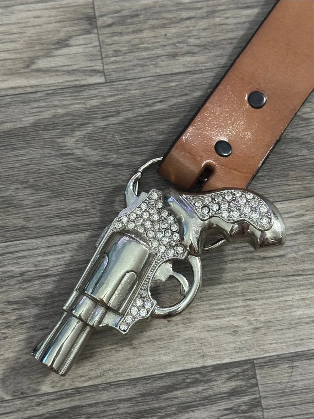 Custom made Dallas Cowboys leather belt with bling belt buckle